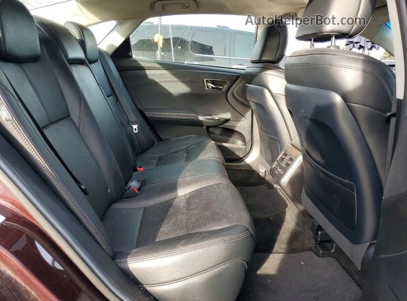 4T1BD1EB0GU049372 2016 TOYOTA AVALON Burgundy Widok tylnych siedzeń