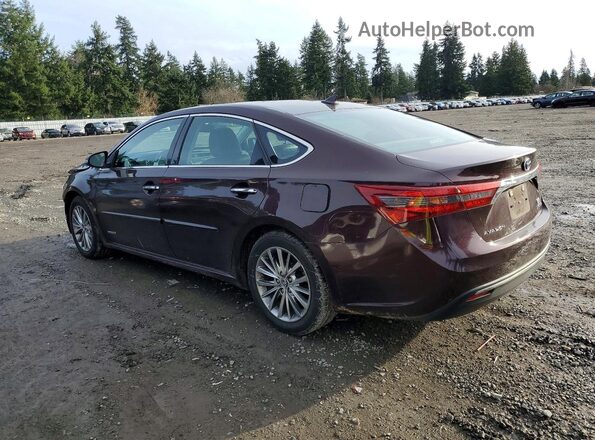 4T1BD1EB0GU049372 2016 TOYOTA AVALON Burgundy Tył lewy