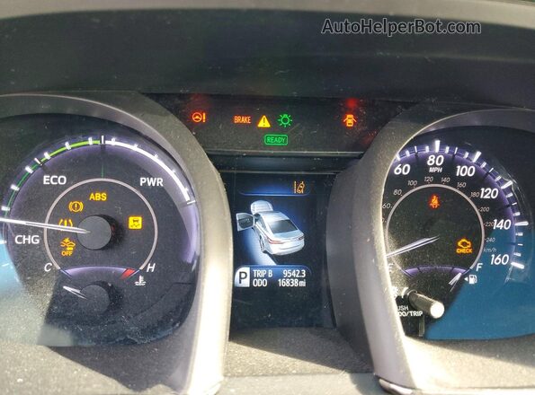 4T1BD1EB0GU049372 2016 TOYOTA AVALON Burgundy Widok zestawu wskaźników