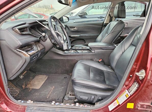 4T1BD1EB2GU051320 2016 TOYOTA AVALON Бордовый Вид салона спереди