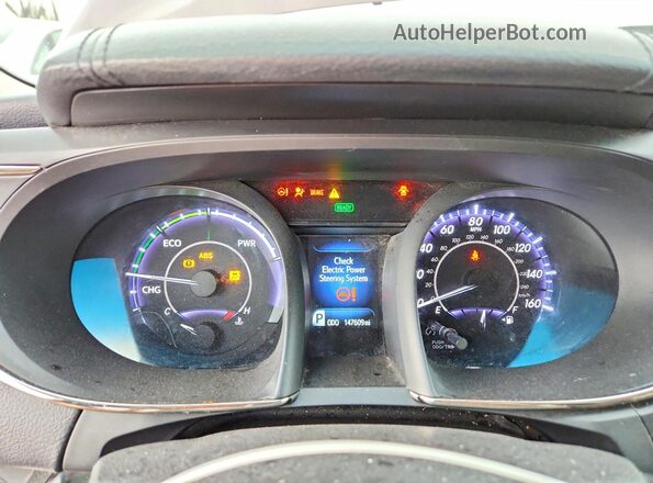 4T1BD1EB2GU051320 2016 TOYOTA AVALON Бордовый Вид щитка приборов