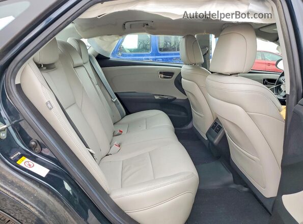 4T1BD1EB5GU052882 2016 TOYOTA AVALON Black Вид задніх сидінь