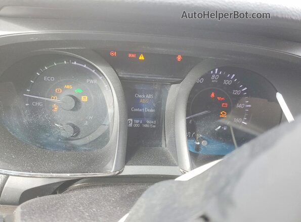 4T1BD1EB5JU064196 2018 TOYOTA AVALON Темно-бордовый Вид щитка приборов