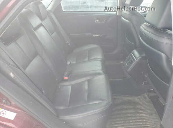 4T1BD1EB5JU064196 2018 TOYOTA AVALON Темно-бордовый Вид задних сидений