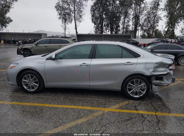 4T1BD1FK9GU183585 2016 TOYOTA CAMRY HYBRID Серебряный 