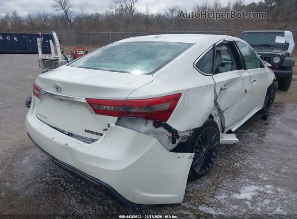 4T1BK1EB4GU211221 2016 TOYOTA AVALON Белый Задняя правая четверть
