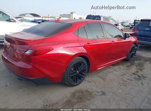 4T1DAACK0SU003571 2025 TOYOTA CAMRY Red Trasero derecho