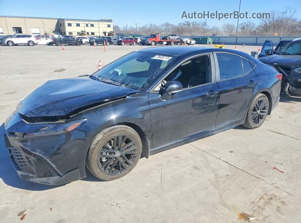 4T1DAACK1SU592453 2025 TOYOTA CAMRY Черный Передняя левая четверть