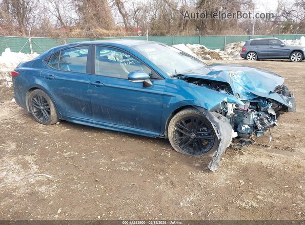 4T1DAACK1SU607470 2025 TOYOTA CAMRY Blue Передня права чверть
