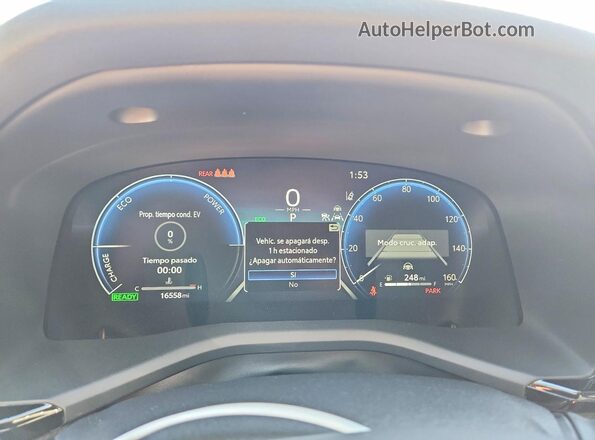 4T1DAACK2SU151740 2025 TOYOTA CAMRY Blue Instrument cluster view