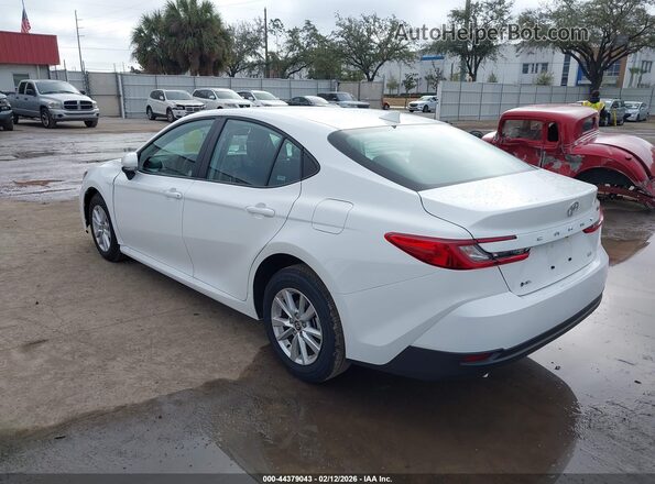 4T1DAACK2TU229838 2026 TOYOTA LE White Задня ліва чверть
