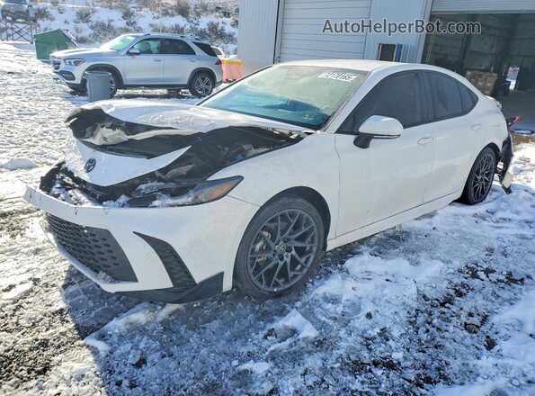 4T1DAACK3SU536790 2025 TOYOTA CAMRY White Vista tres cuartos delantera izquierda