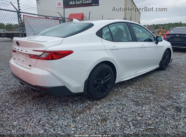 4T1DAACK4TU247029 2026 TOYOTA CAMRY Белый Задняя правая четверть