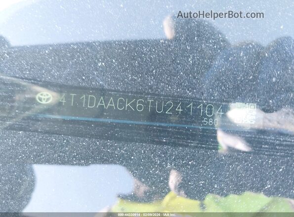 4T1DAACK6TU241104 2026 TOYOTA LE Blue 