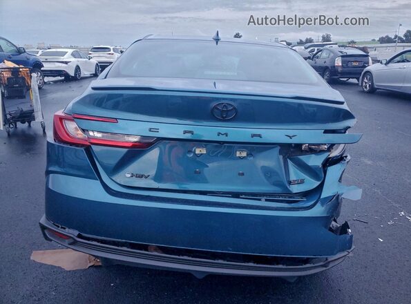 4T1DAACK9SU586464 2025 TOYOTA CAMRY Blue Вид ззаду