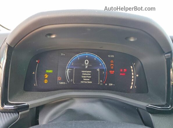 4T1DBADK3TU039350 2026 TOYOTA CAMRY Белый Вид щитка приборов