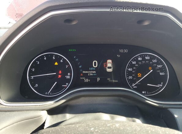4T1EZ1FB5LU040397 2020 TOYOTA AVALON Бордовый Вид щитка приборов