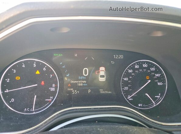 4T1EZ1FBXMU058735 2021 TOYOTA AVALON Белый Вид щитка приборов