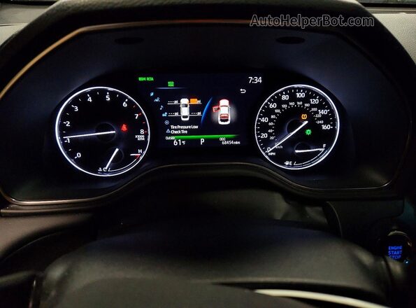 4T1FZ1FB4LU040072 2020 TOYOTA AVALON Черный Вид щитка приборов