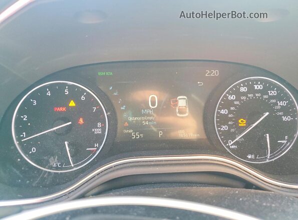 4T1FZ1FB6LU049937 2020 TOYOTA AVALON Черный Вид щитка приборов