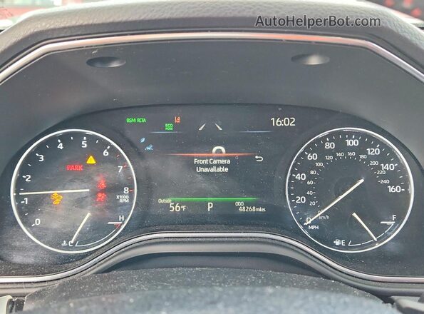 4T1FZ1FB7LU050711 2020 TOYOTA AVALON Black Vista del cuadro de instrumentos