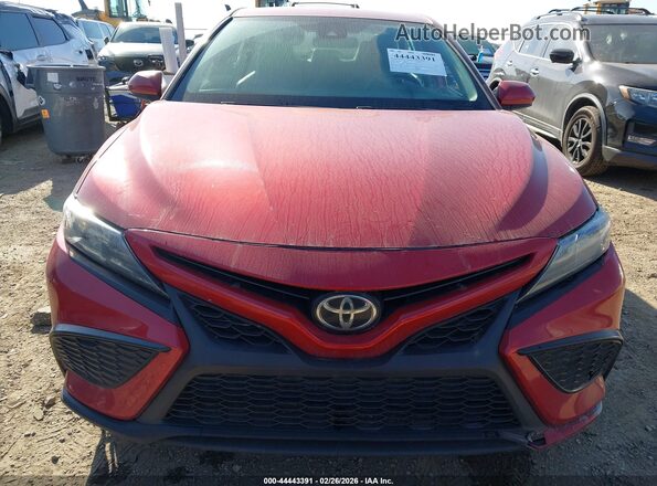 4T1G11AKXMU426533 2021 TOYOTA CAMRY Red Vista interior trasera