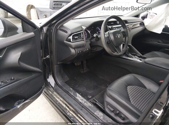 4T1G11BK6LU002778 2020 TOYOTA CAMRY Черный Вид салона спереди