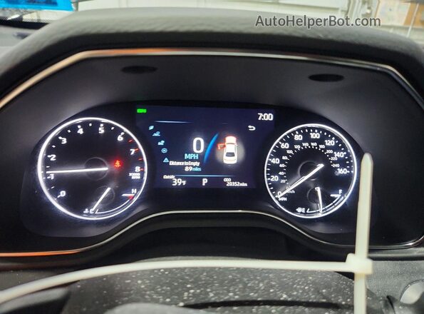 4T1GZ1FB5NU081978 2022 TOYOTA AVALON Черный Вид щитка приборов