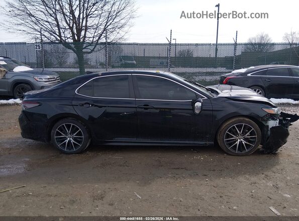 4T1S11BK5MU046489 2021 TOYOTA CAMRY Black Вид задньої частини салону