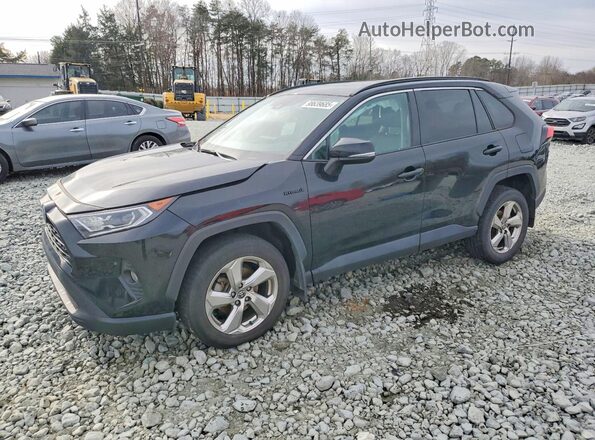 4T3B6RFV3MU055378 2021 TOYOTA RAV4 Black Vista tres cuartos delantera izquierda
