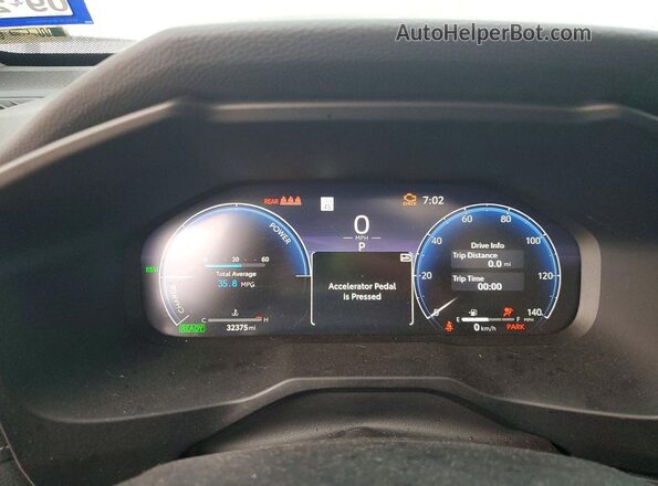 4T3D6RFVXPU121857 2023 TOYOTA LIMITED Белый Вид щитка приборов