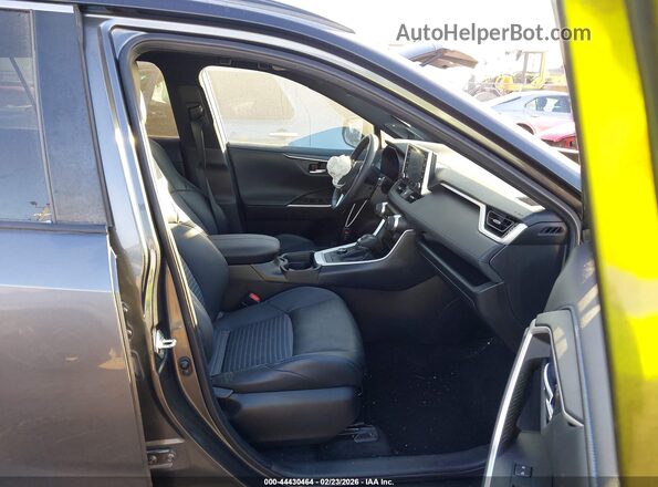 4T3E6RFV0MU063824 2021 TOYOTA RAV4 HYBRID Gray Вид салону спереду
