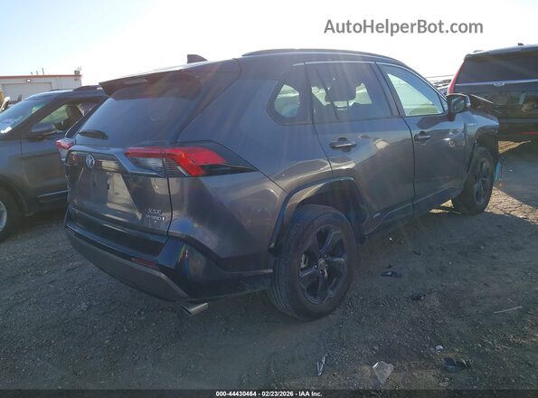 4T3E6RFV0MU063824 2021 TOYOTA RAV4 HYBRID Gray Задня права чверть