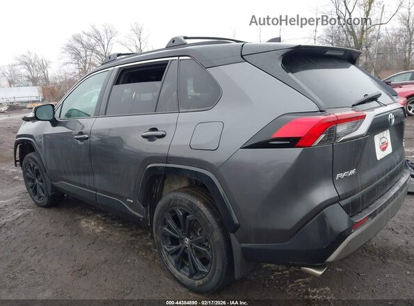 4T3E6RFV1NU091259 2022 TOYOTA RAV4 HYBRID Серый Задняя левая четверть