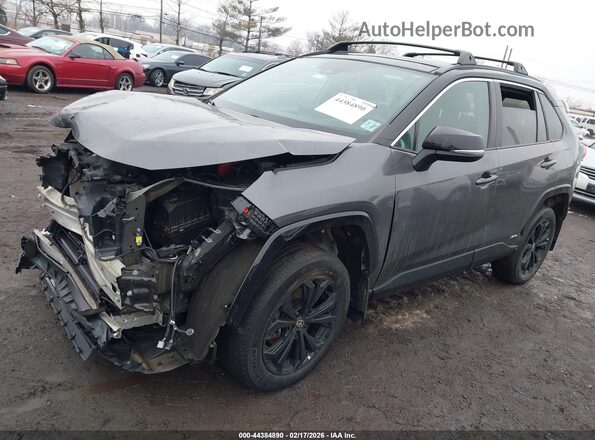 4T3E6RFV1NU091259 2022 TOYOTA RAV4 HYBRID Серый Передняя левая четверть