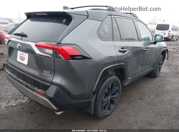 4T3E6RFV1NU091259 2022 TOYOTA RAV4 HYBRID Серый Задняя правая четверть