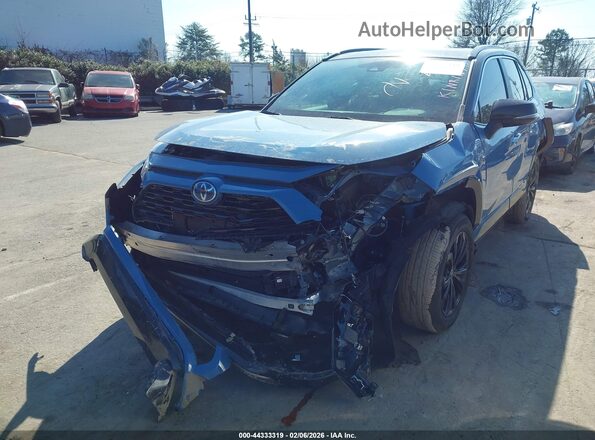4T3E6RFV1NU096039 2022 TOYOTA RAV4 HYBRID Blue Vista tres cuartos delantera izquierda