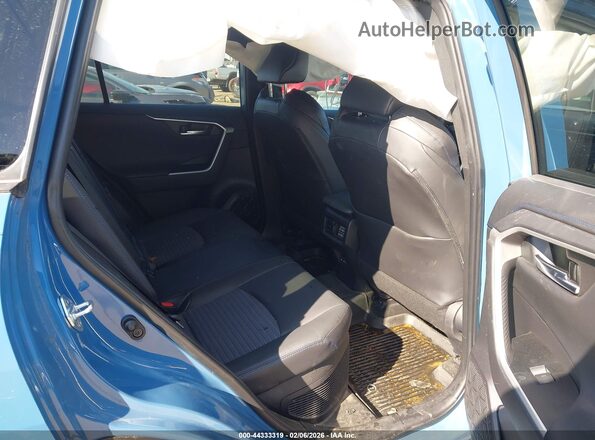 4T3E6RFV1NU096039 2022 TOYOTA RAV4 HYBRID Blue Vista de la etiqueta del VIN
