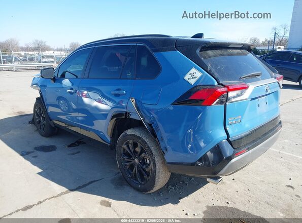 4T3E6RFV1NU096039 2022 TOYOTA RAV4 HYBRID Blue Vista interior de 360 grados