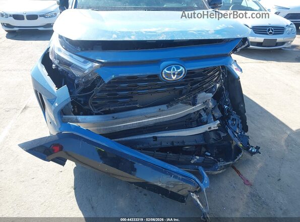 4T3E6RFV1NU096039 2022 TOYOTA RAV4 HYBRID Blue Vista frontal