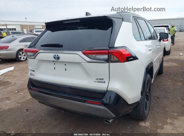 4T3E6RFV5MU063964 2021 TOYOTA RAV4 HYBRID White Задня права чверть