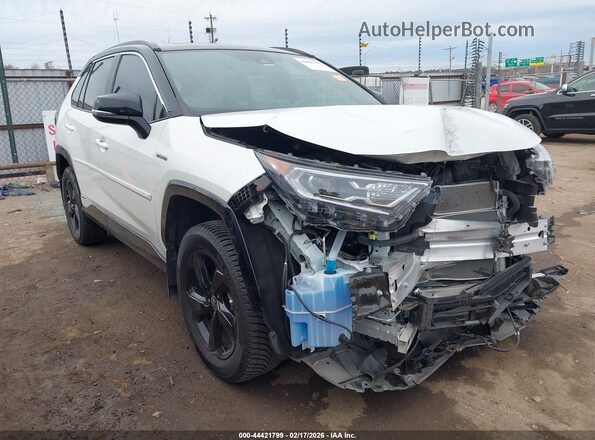 4T3E6RFV5MU063964 2021 TOYOTA RAV4 HYBRID White Передня права чверть