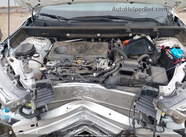 4T3E6RFV5MU063964 2021 TOYOTA RAV4 HYBRID White Вид ззаду