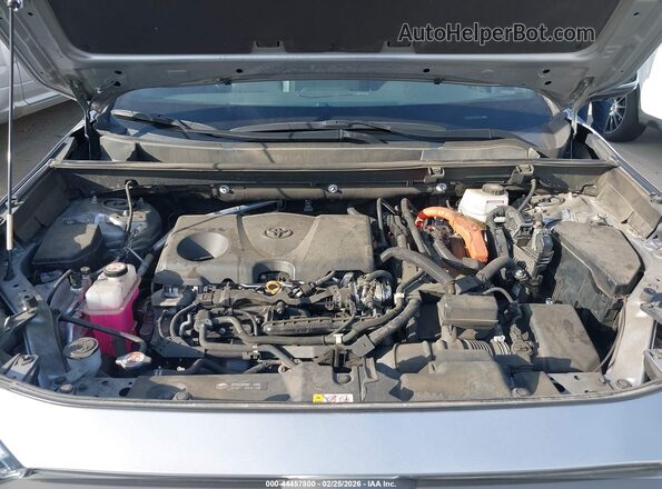 4T3E6RFV5NU077090 2022 TOYOTA RAV4 HYBRID Gray Widok z tyłu