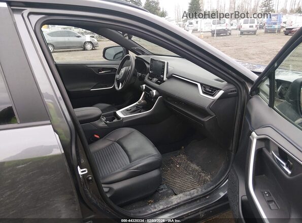 4T3E6RFV8MU047418 2021 TOYOTA RAV4 HYBRID Серый Вид салона спереди