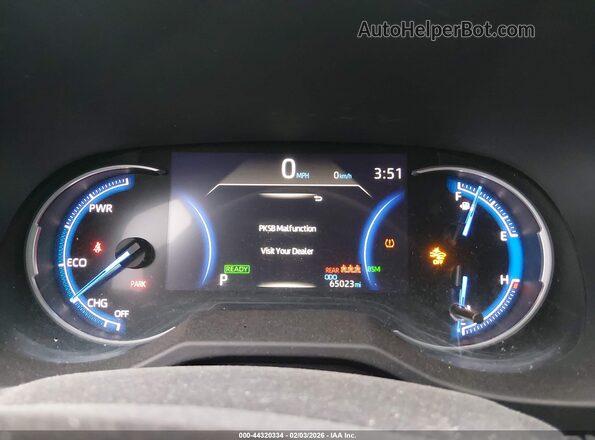 4T3E6RFV8MU047418 2021 TOYOTA RAV4 HYBRID Серый Вид задних сидений