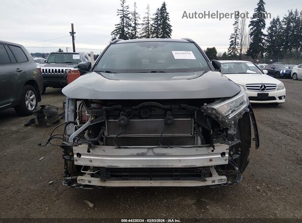 4T3E6RFV8MU047418 2021 TOYOTA RAV4 HYBRID Серый Вид задней части салона