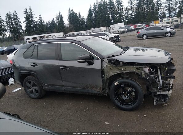4T3E6RFV8MU047418 2021 TOYOTA RAV4 HYBRID Серый Панорамный вид салона 360°