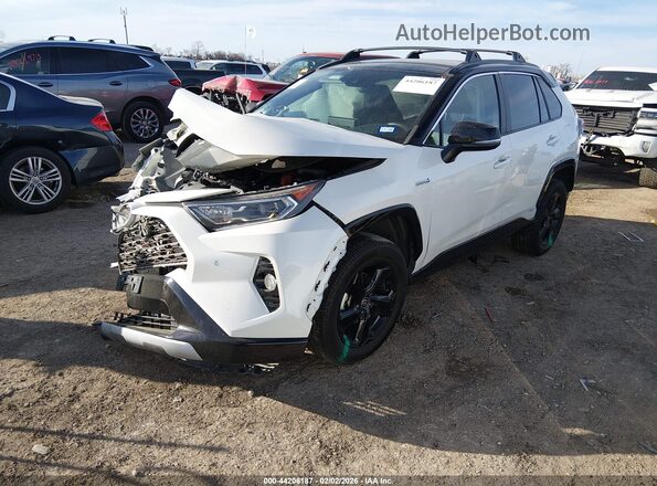 4T3E6RFVXMU036548 2021 TOYOTA RAV4 HYBRID White Front left
