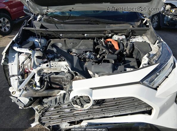 4T3E6RFVXMU036548 2021 TOYOTA RAV4 HYBRID White Rear view